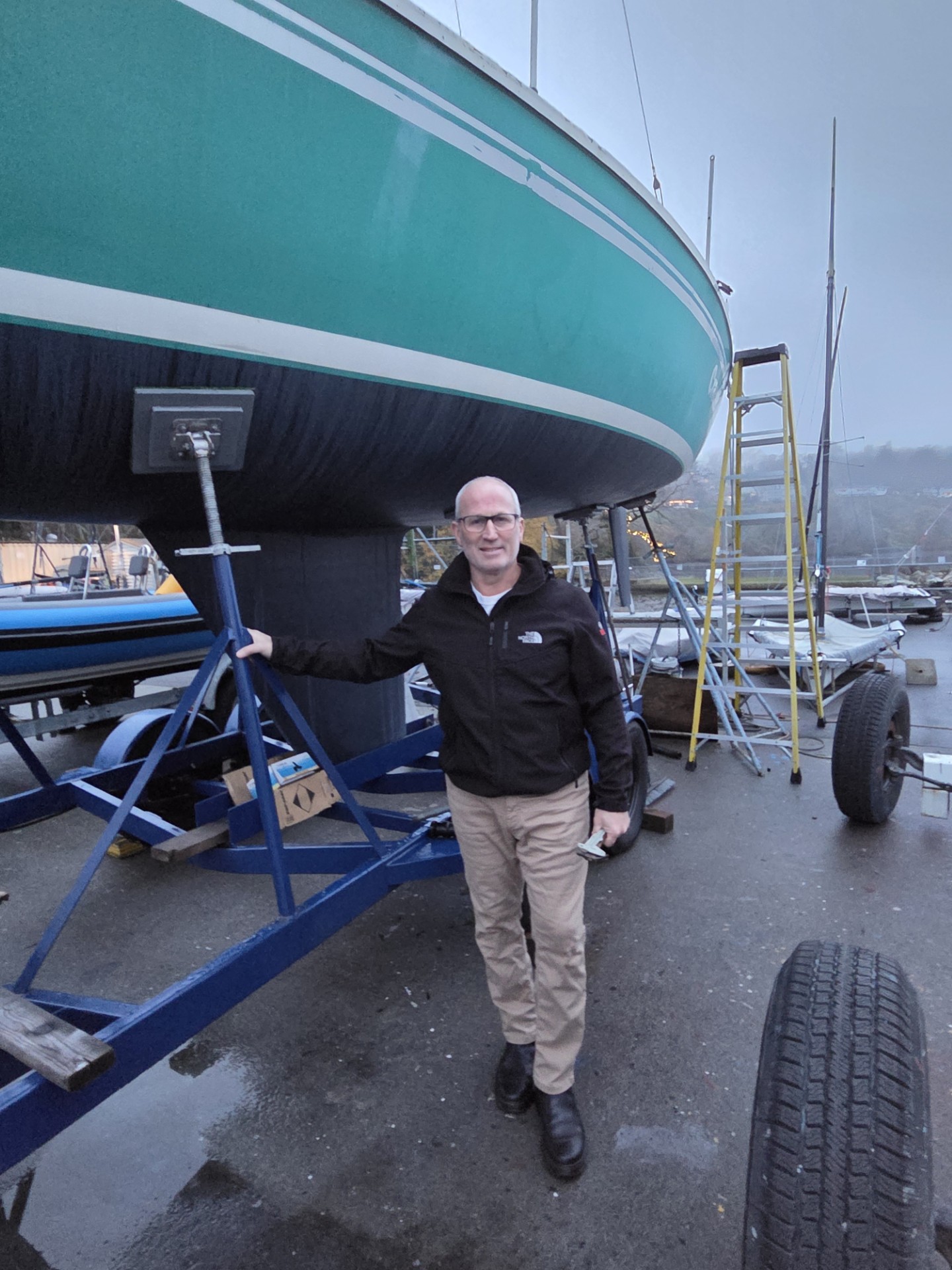 photo of Pierre on a boat